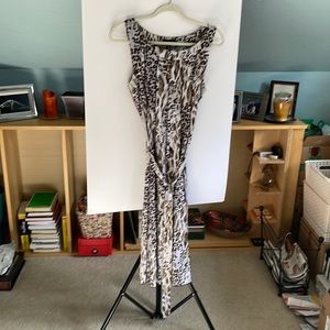 VOIR VOIR Long Print Dress - Size. 12